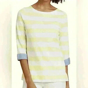 NWT,  Nautica 3/4 cuff striped shirt.  Sz women’s Medium.